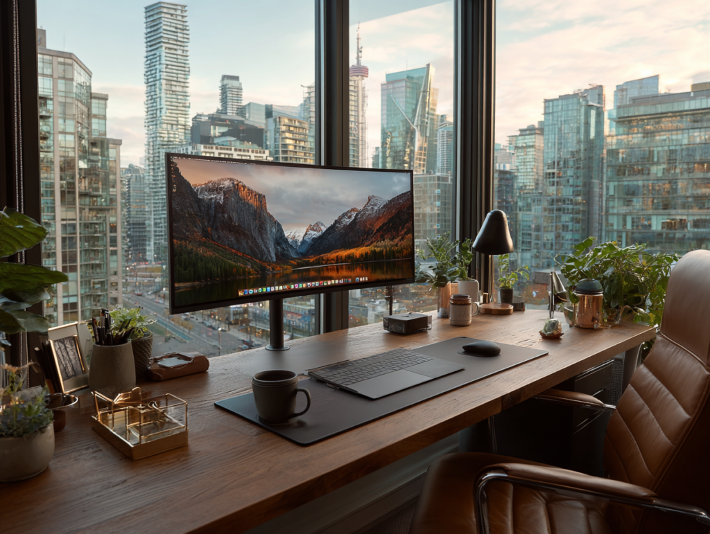 Minimal digital workspace representing structured systems and scalable online business infrastructure