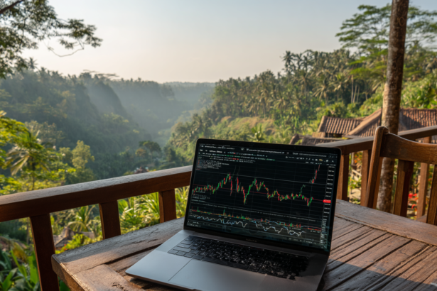 Stock market chart representing fear and emotional volatility in investing