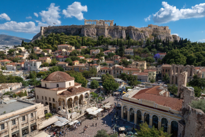 Historic Athens cityscape representing cultural exposure, travel as education, and raising globally aware children