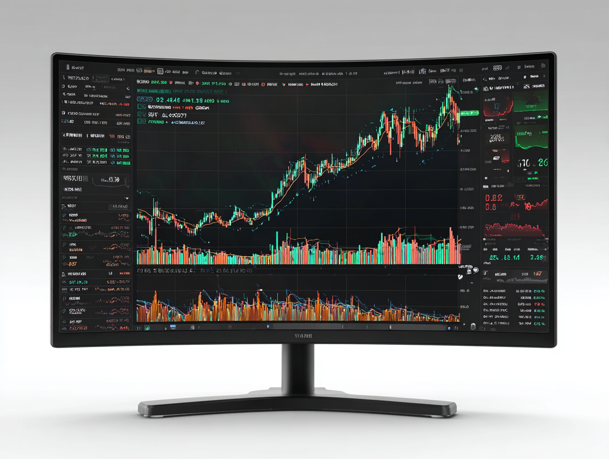 stock market dashboard showing trading charts and portfolio growth for beginners