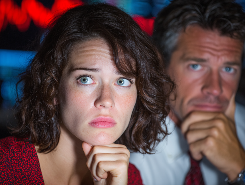 Investors reacting emotionally to stock market crash and panic selling