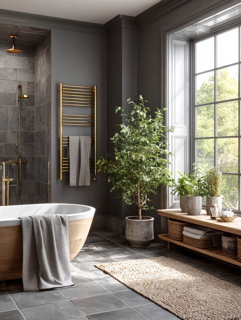 14 Gold Towel Racks and Bars That Make a Bathroom Feel More Designed