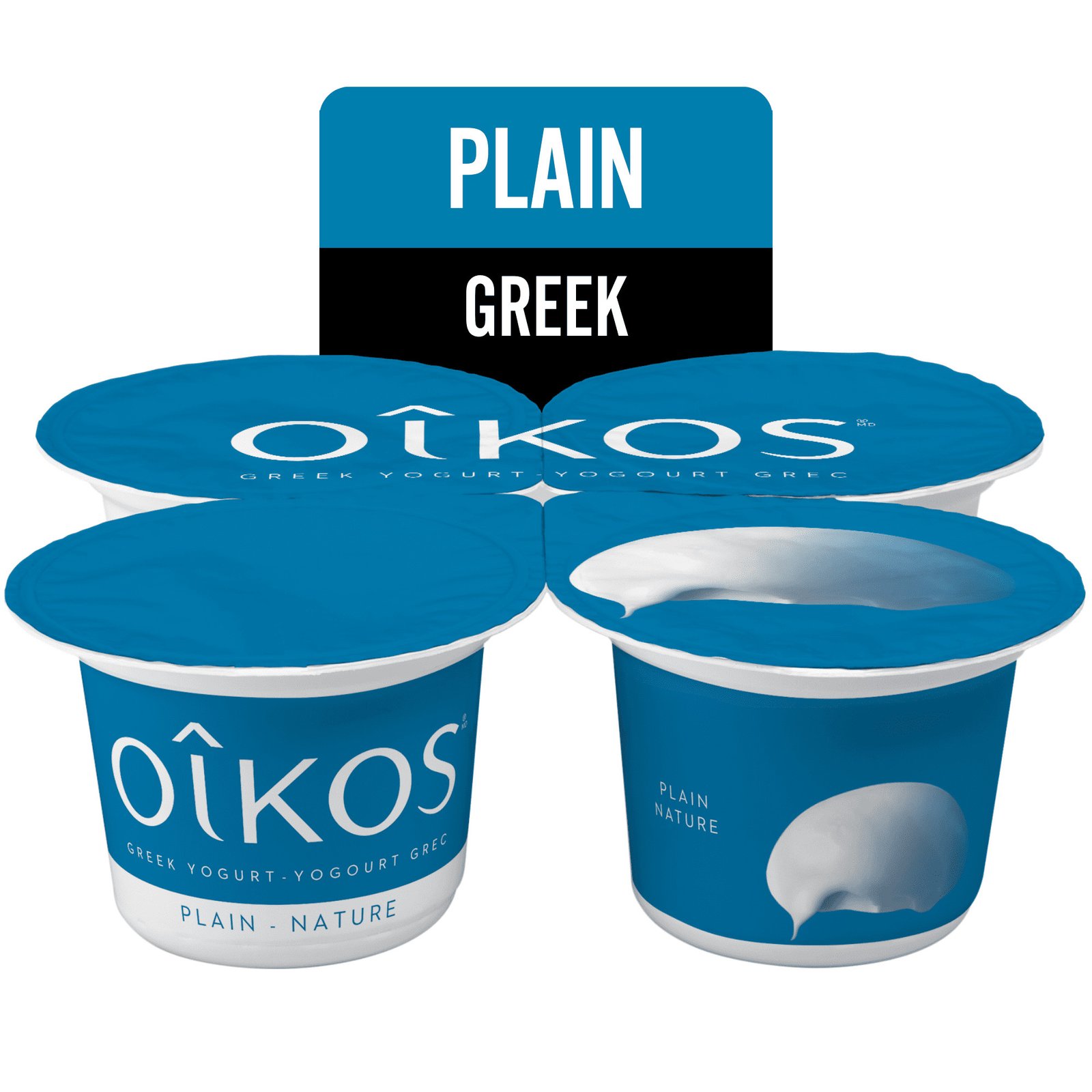 Oikos Greek Yogurt Plain 2 percent