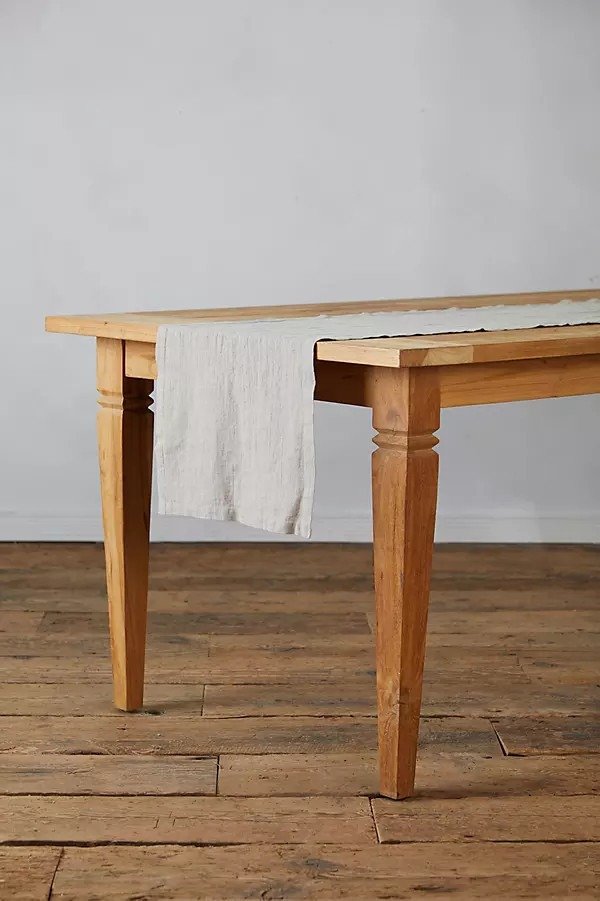 Terrain Lithuanian linen table runner