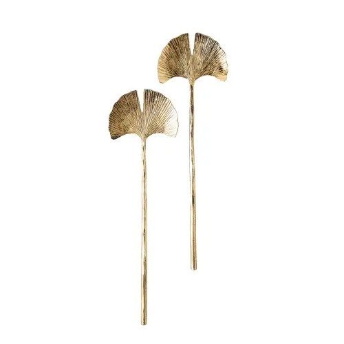 Be Home gold gingko leaf salad servers at Nordstrom