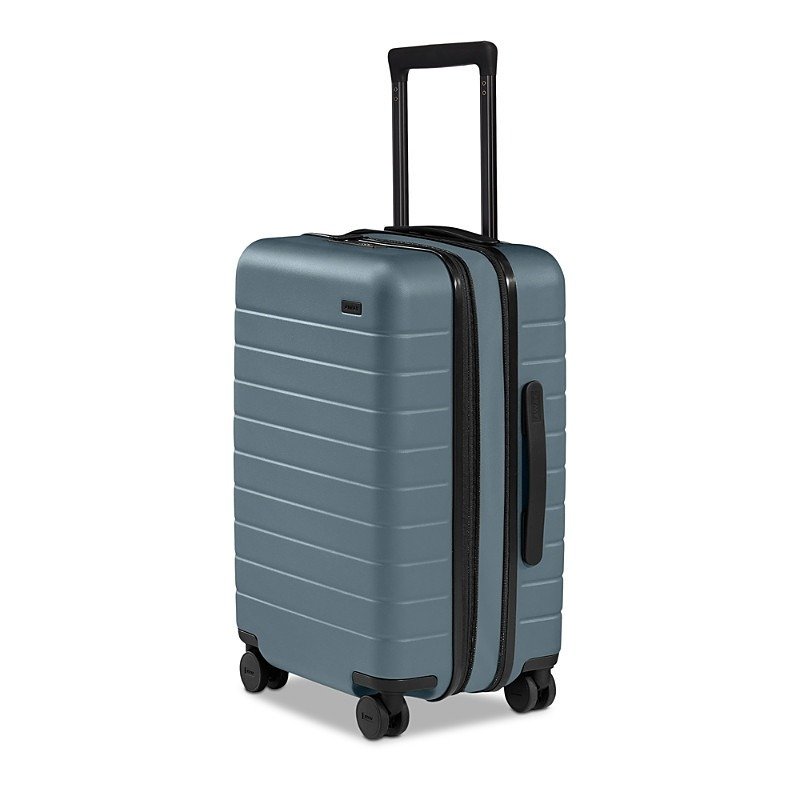 Away 21-inch carry-on flex luggage in Coast Blue