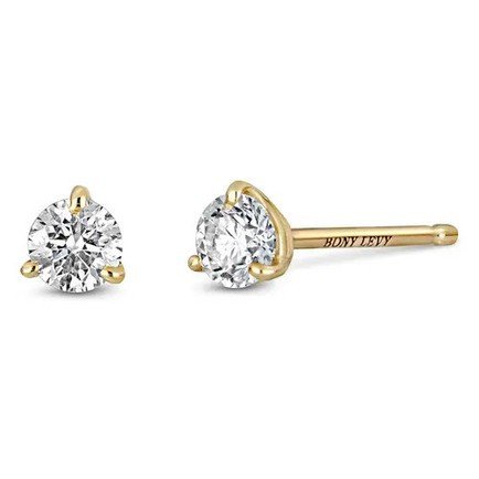 Bony Levy 18K Gold Diamond Stud Earrings