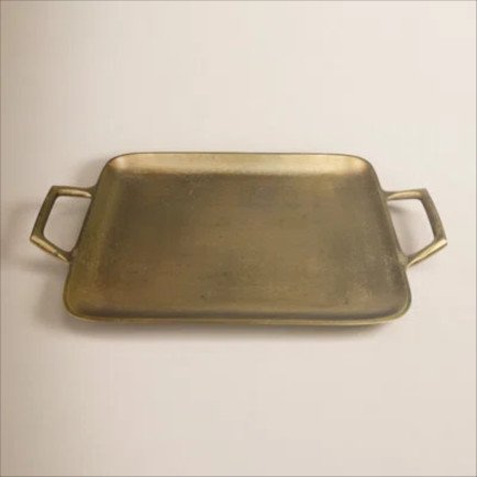 Birch Lane Brass Decorative Tray
